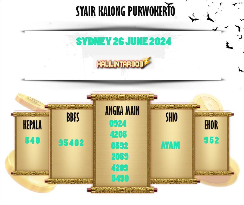 SYAIR SYDNEY 26 JUNE ( RABU ) 2024