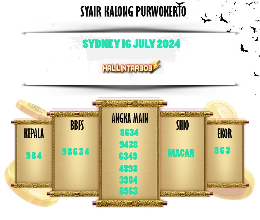 SYAIR SYDNEY 16 JULY ( SELASA ) 2024